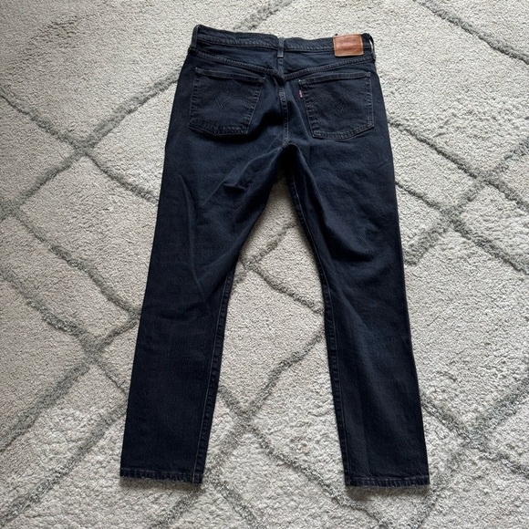 Levi’s jeans premium 501 washed black high rise button fly slim taper 31 - Picture 11 of 12
